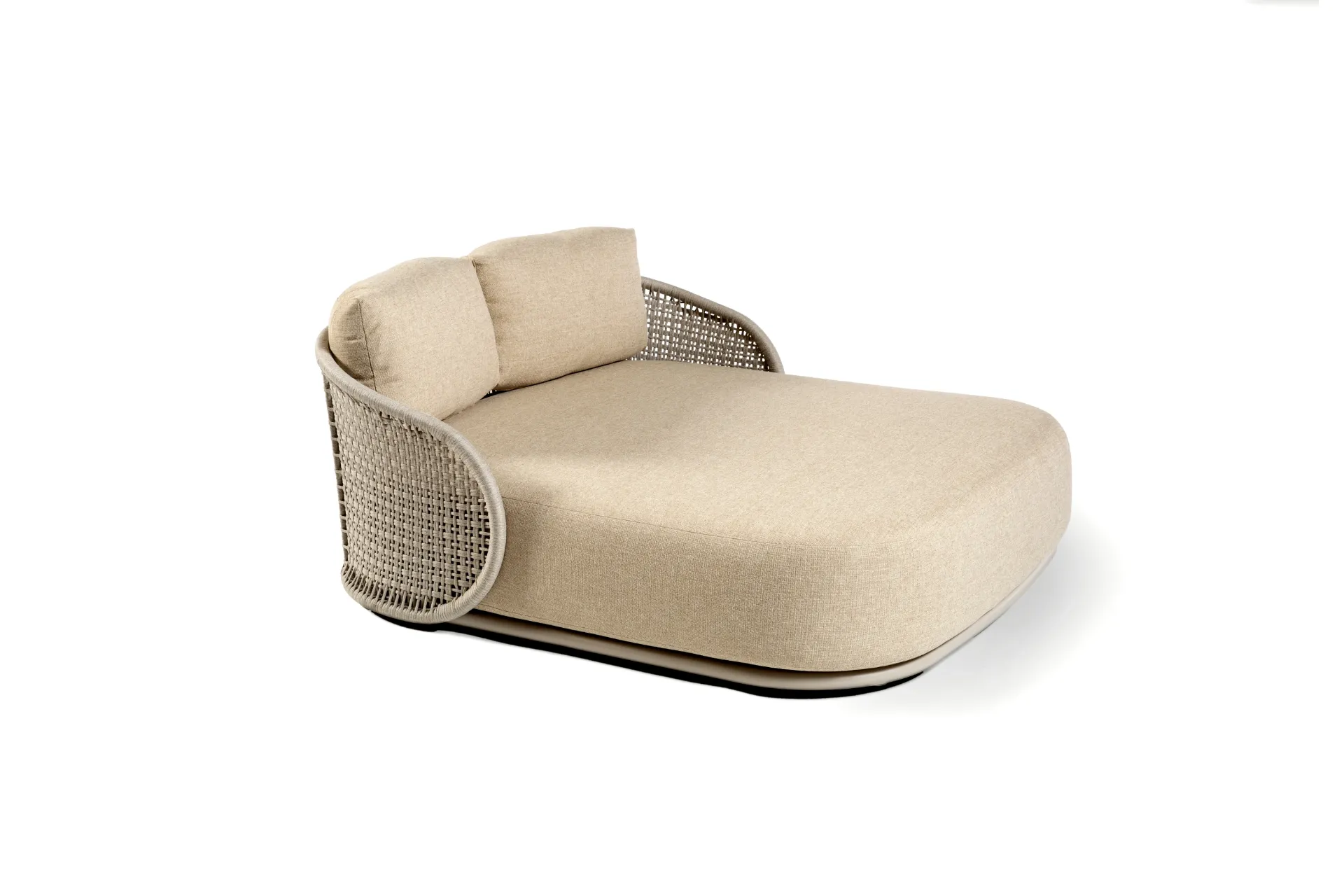 Amora daybed alu linnen rope olefin cushions