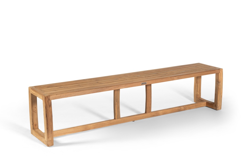 [99777] Manon bench 191x38 recycled teak