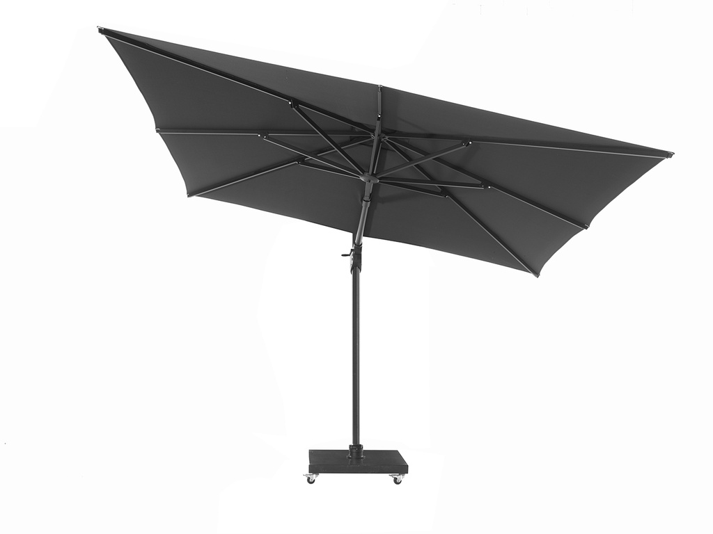 [58004] Miami free pole umbrella 3x3 black