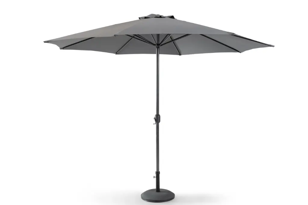 [62043] Alu parasol Ø 350 - grijs