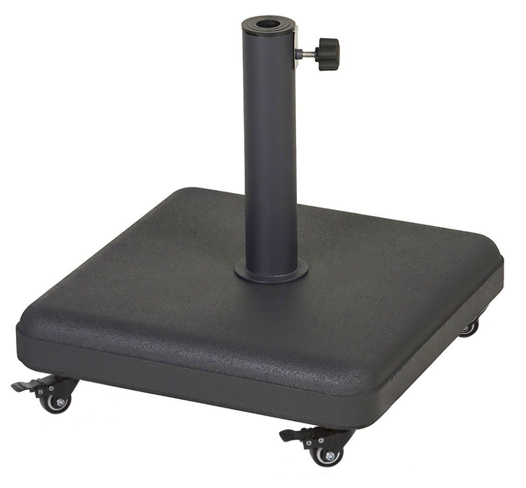 Cement base 60kg wooden umbrella teak charcoal