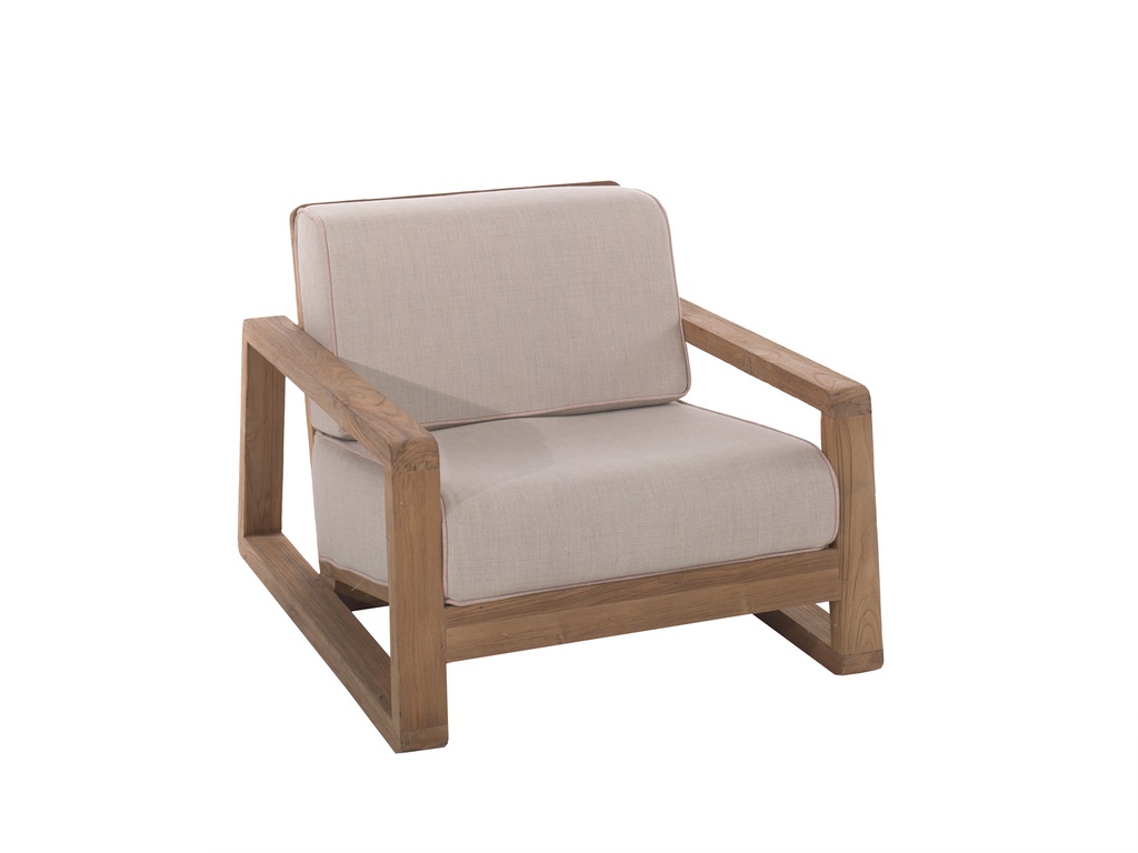 [99757] London 1 seat recycled teak