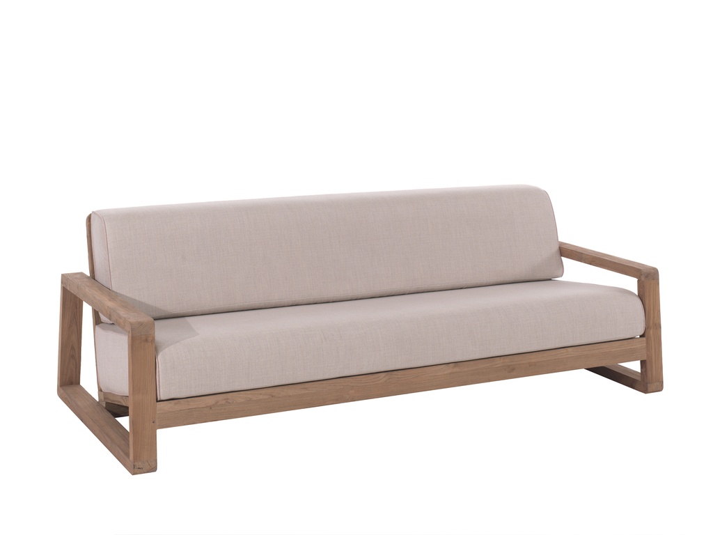 London 3-seat recycled teak