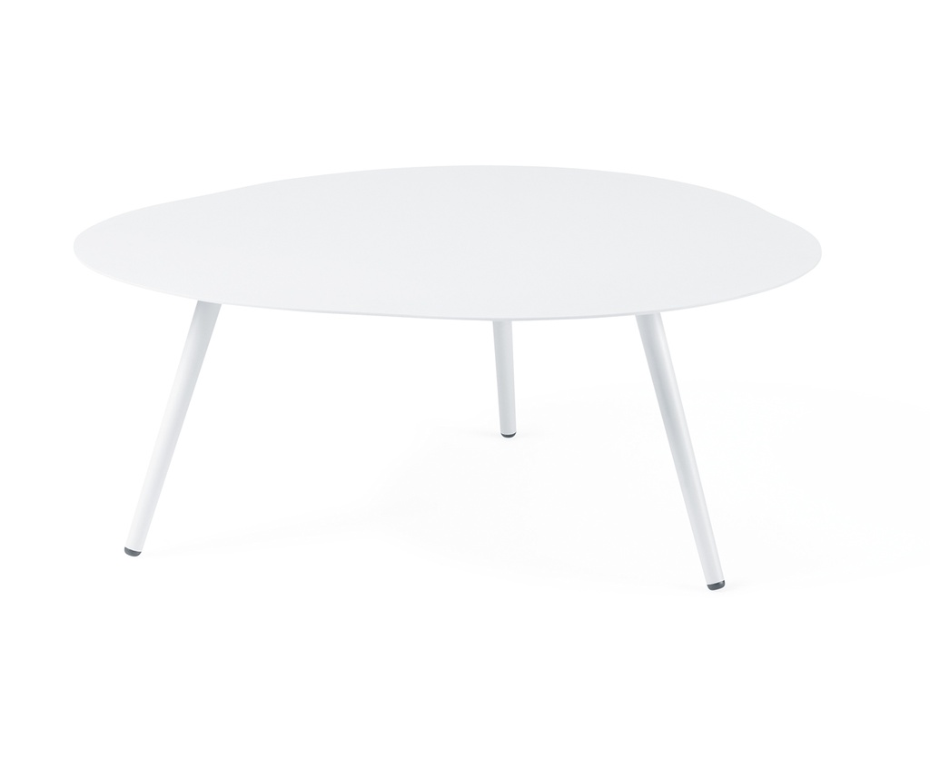 [96115] Sorrento coffee table big full alu white