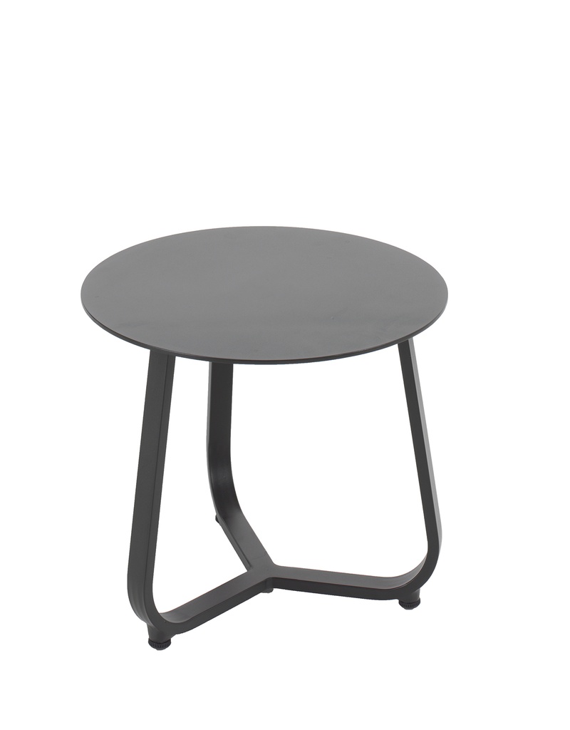 Tenerife side table alu charcoal small