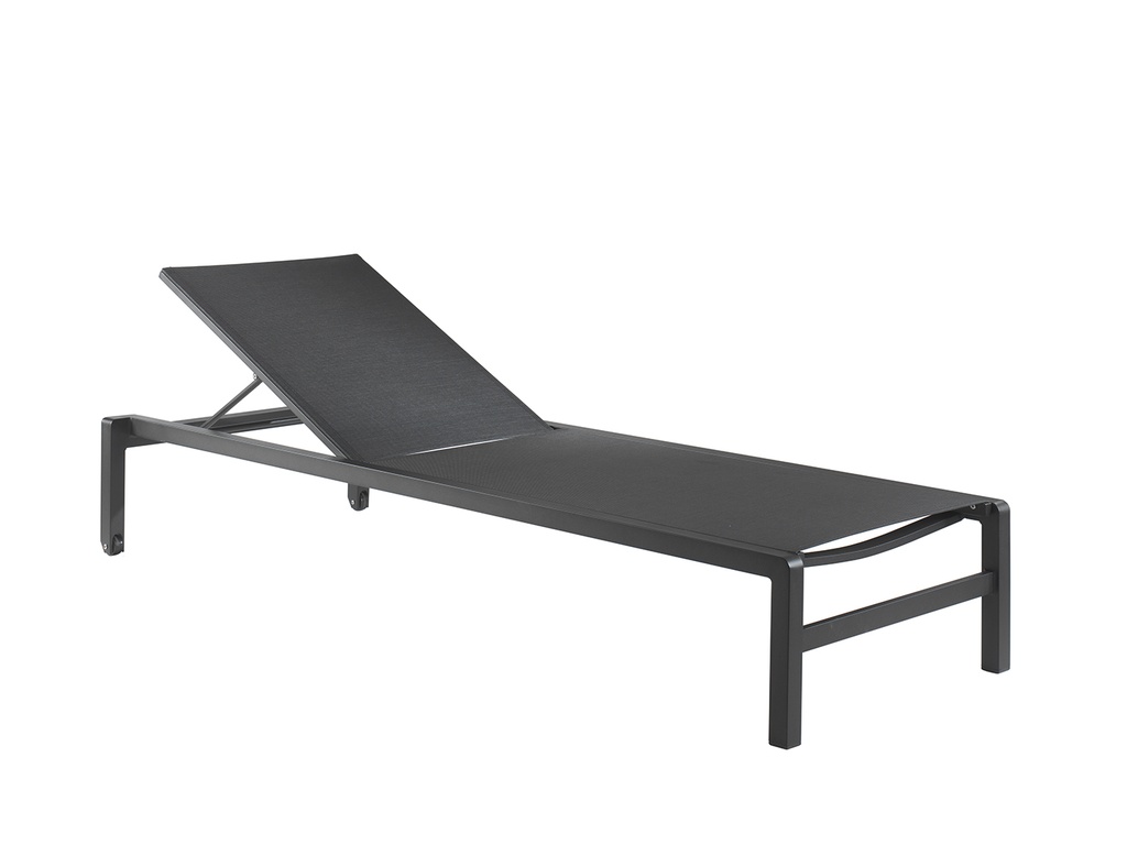 Gabana sunlounger alu black text black