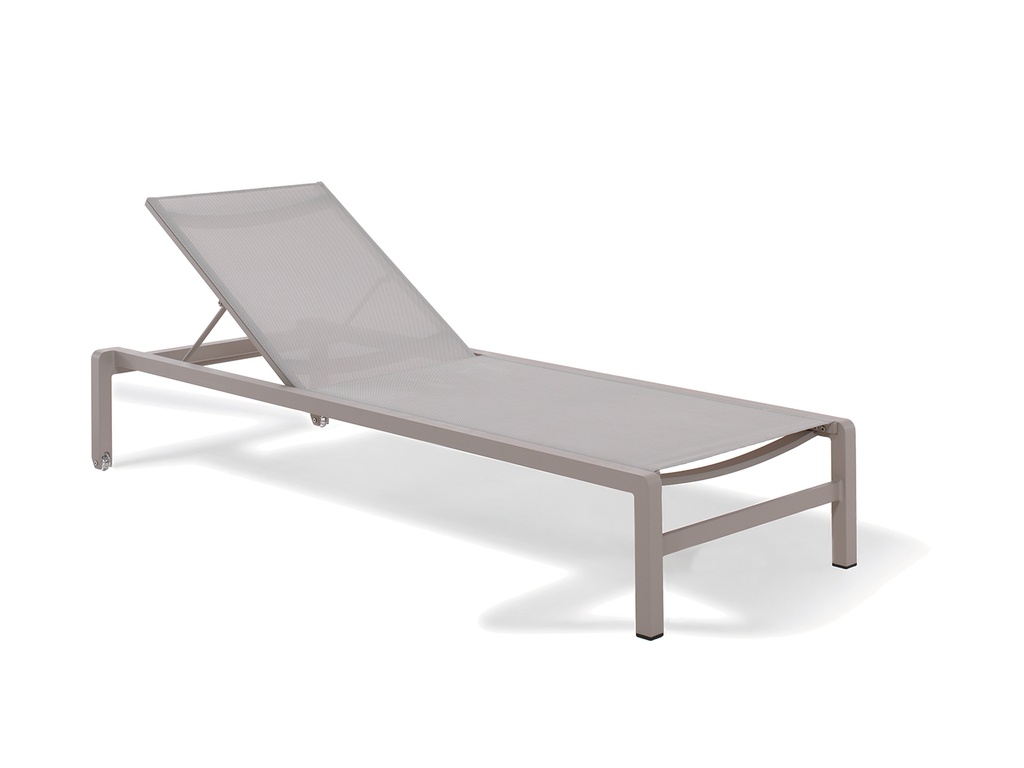 Gabana sunlounger alu linnen textylene sand