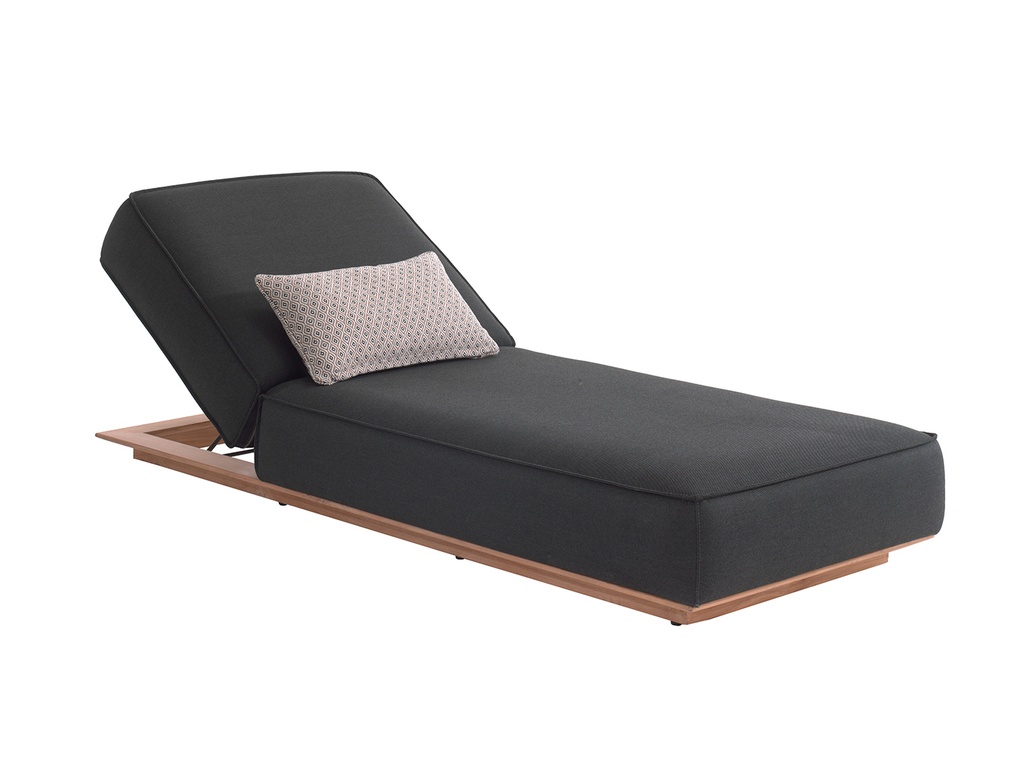 [97978] Juan sunlounger teak + cushion twittel io