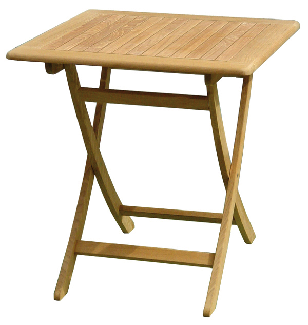 Blackburn square folding table 70x70