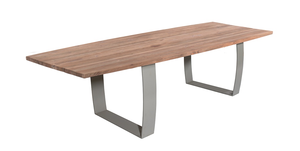 [99752] Fanny table 300 x 115 iron linnen