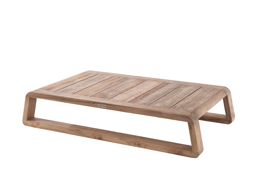 [99759] London coffee table 140 x 80 recycled teak