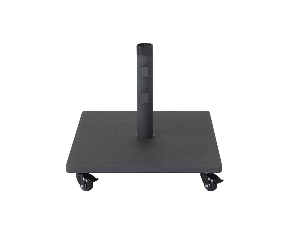 [58080] Galvanised steel base dark grey 60 kg