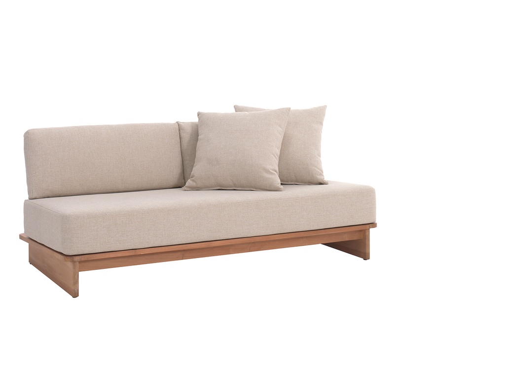 [97446] Djerba 2-seat lounge teak + cushions