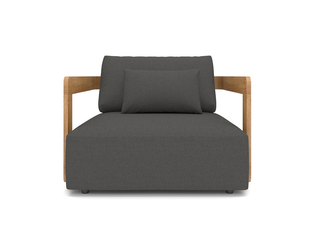 Rafa 1-seat armchair teak cush agora twittel io