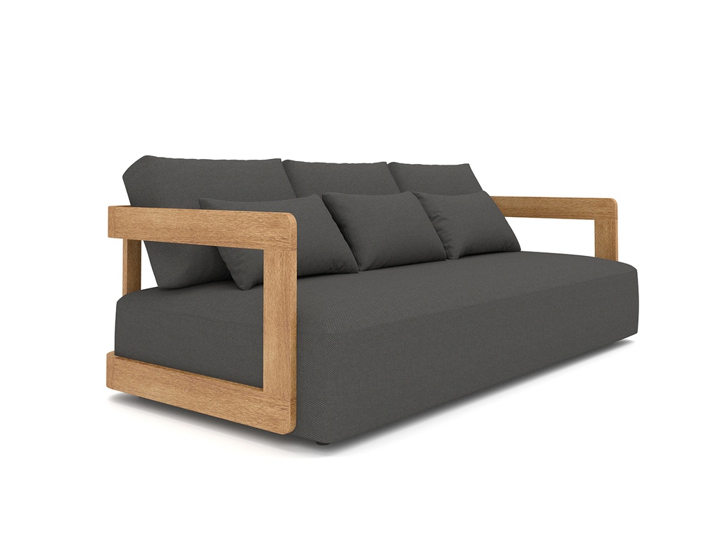 Rafa 3-seat armchair teak cush agora twittel io