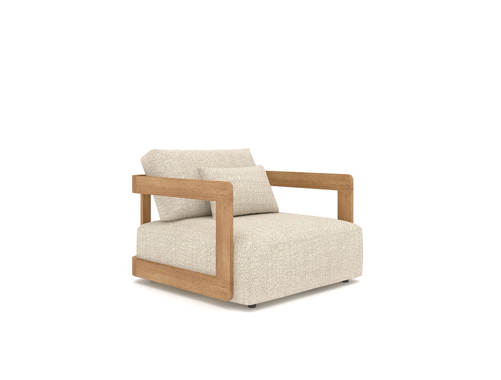 [98100] Rafa 1-seat teak mario siesta ecru/taupe