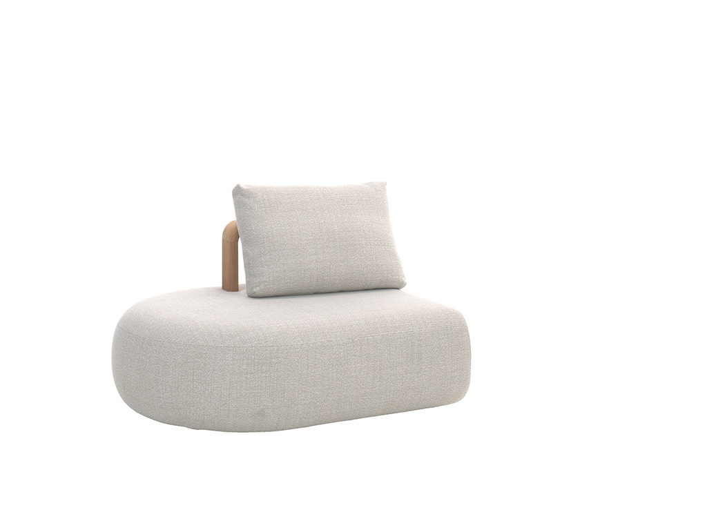 [98110] Mila 1-seat  mario siesta ecru/teak b