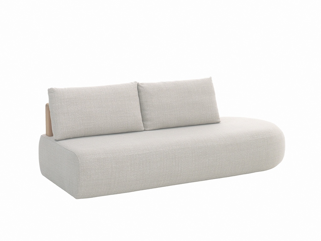 Mila 2-seat mario siesta teak backrest