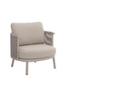 Mendoza 1-seat alu sand rope beige + cush