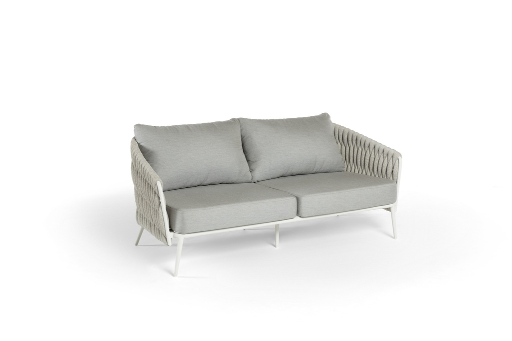 [97775] Vigo 2,5 seat alu white sock sunbrella cush qdf