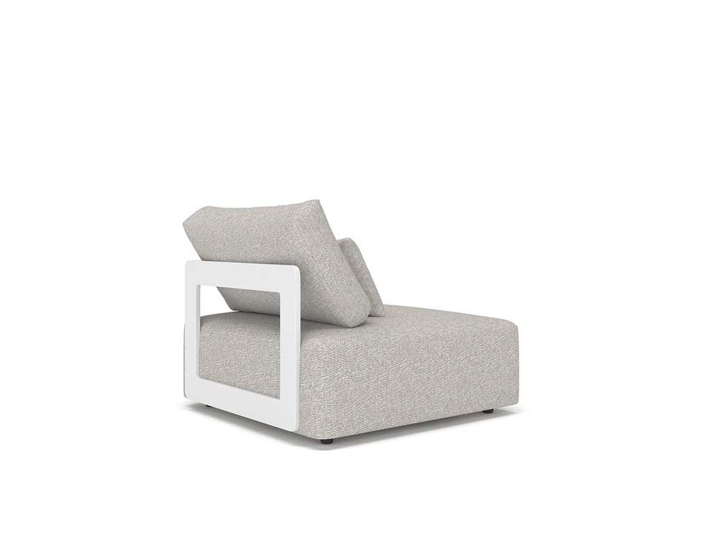 [97982] Rafa element alu white + fabric bruma niebla +cush